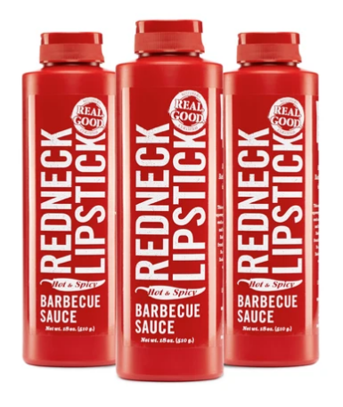 redneck lipstick - Bottles of Redneck BBQ Sauce