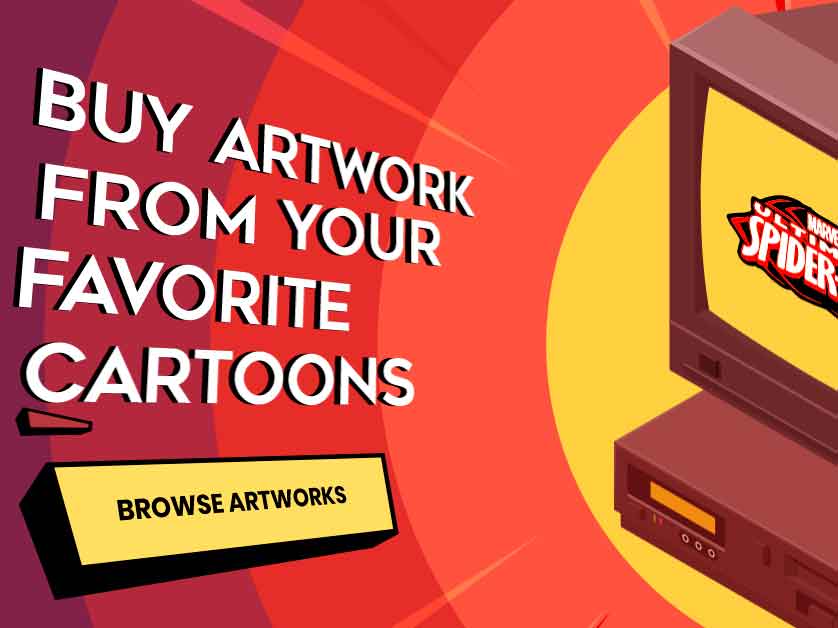 cartoon animation cels - Buy Artwork from your favorite cartoons